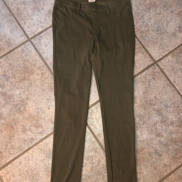 Army Green Jeggings - Picture 1 of 2